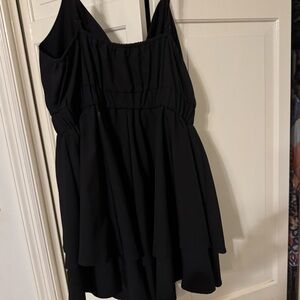 SHEIN Black V-Neck Top